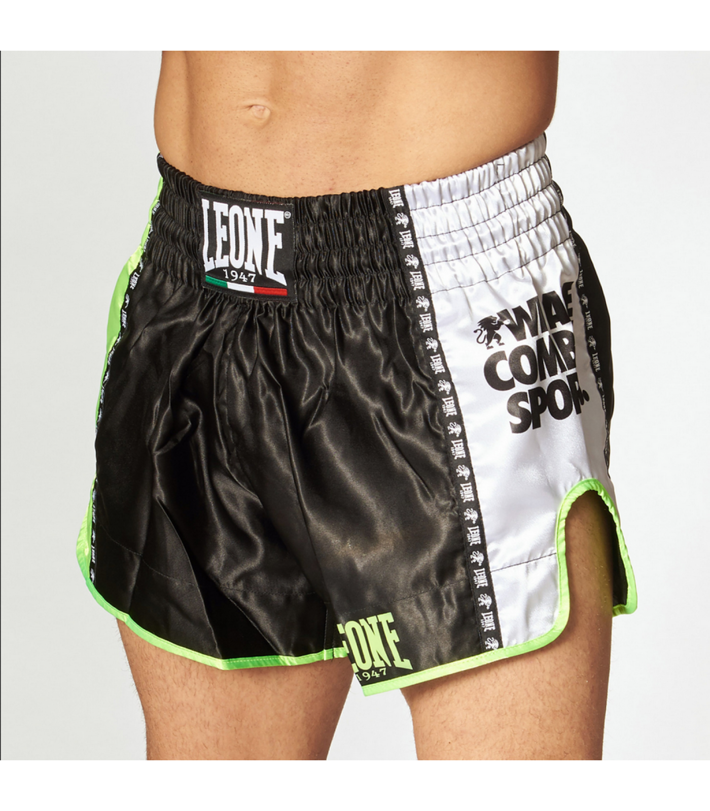 Leone - TRAINING THAI SHORTS - Black - Муай Тай Шорти - AB760